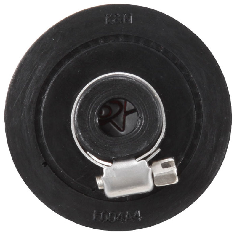 K&N Engineering Air Filters - Universal Fit K&N Clamp On Rubber Base Crankcase Vent Filter 0.375in Flange ID x 2in OD x 1.5in Height