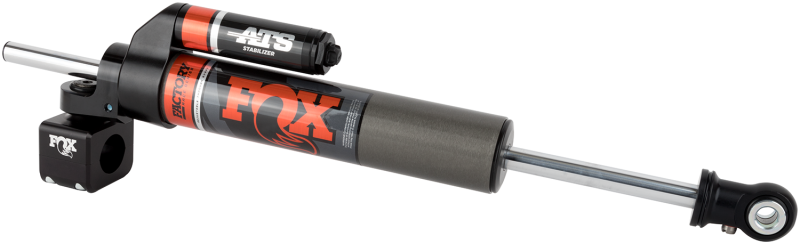 FOX Steering Stabilizer Fox 2007+ Jeep JK 2.0 Factory Series ATS Steering Stabilizer 22.15in Ext L - Orange Heritage Logo