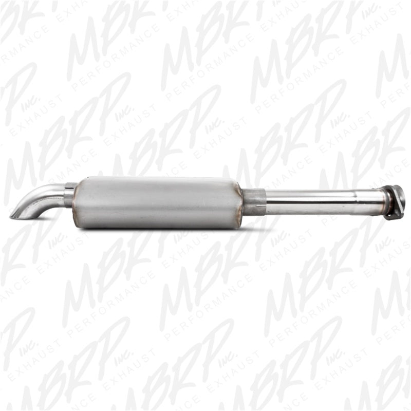 MBRP Catback MBRP 00-06 Jeep Wrangler (TJ) Inline-4 2.5L Inline-6 4.0L Cat Back Single Off-Road Turn Down T409 Ex