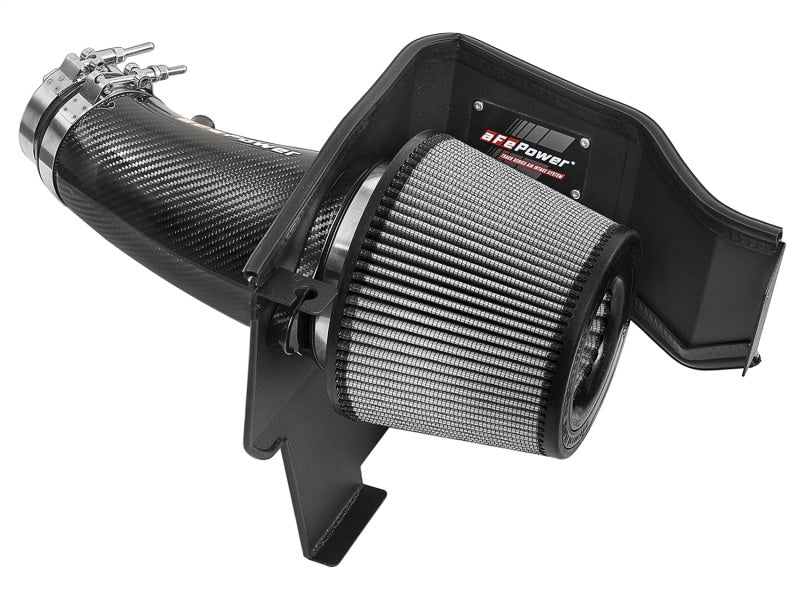 aFe Cold Air Intakes aFe POWER Magnum FORCE Carbon Fiber Stage 2 Pro Dry S CAIS - 11-18 Dodge Challenger/Charger V8-6.4L