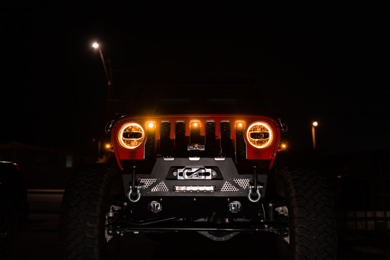 DV8 Offroad Grilles DV8 Offroad 2018+ Jeep JL Grill Amber Marker Lights