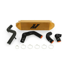 Load image into Gallery viewer, Mishimoto Intercooler Kits Mishimoto 2013+ Ford Focus ST Gold Intercooler w/ Black Pipes