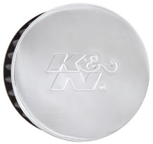 Load image into Gallery viewer, K&amp;N Engineering Air Filters - Universal Fit K&amp;N 1.5in Flange ID x 3in OD x 2.5in H Chrome Finish Rubber Base Crankcase Vent Filter