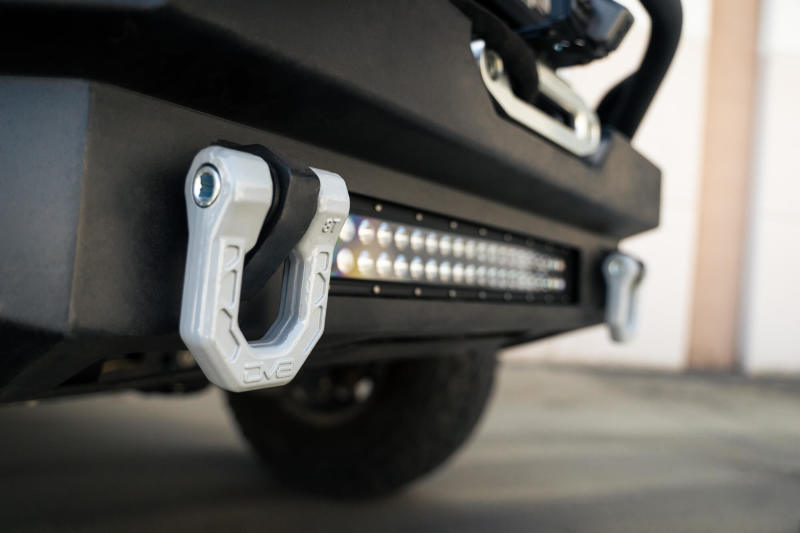 DV8 Offroad Bumper Accessories DV8 Offroad Elite Series D-Ring Shackles - Pair (Gray)