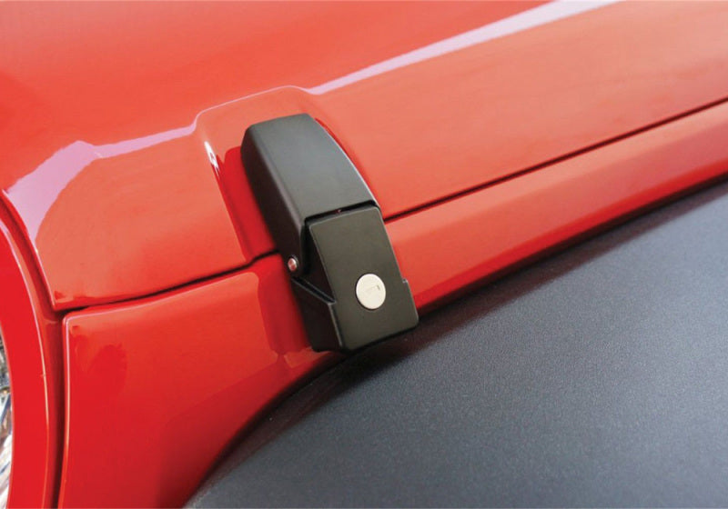 Rampage Hood Pins Rampage 2007-2018 Jeep Wrangler(JK) Hood Catch Locking - Black