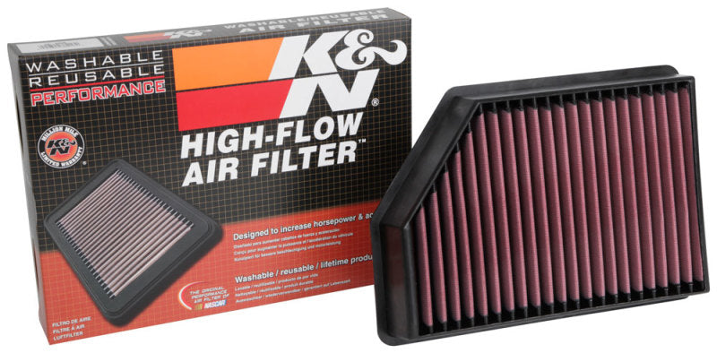 K&N Engineering Air Filters - Drop In K&N 2020 Chevrolet Silverado 2500/3500 6.6L Diesel Drop In Replacement Air Filter