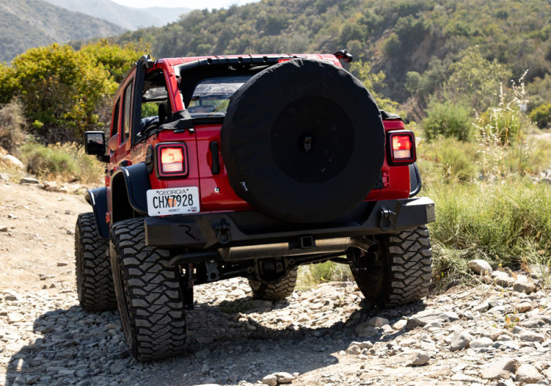 Rampage Car Covers Rampage 2018-2019 Jeep Wrangler(JL) Sport 2-Door Tire Cover w/Camera Slot 37in - Black