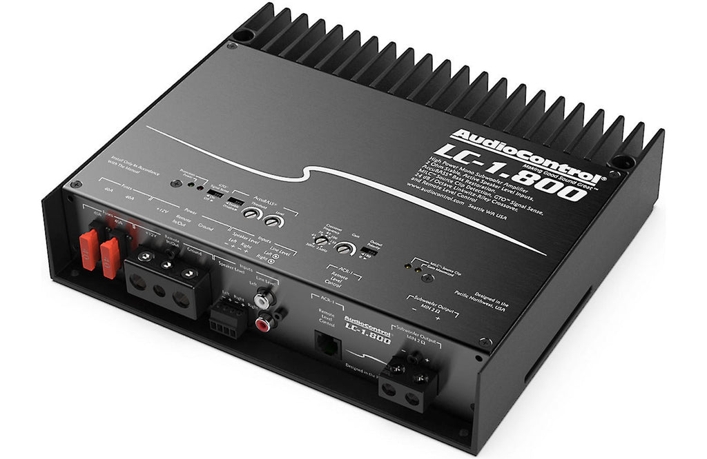 Stinger Off-Road Audio AudioControl LC-1.800 Monoblock 800 Watt RMS Amplifier with Accubass