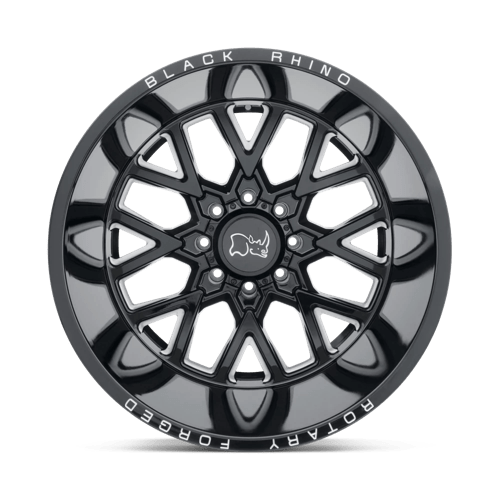 Black Rhino Wheels Wheel BRGRM 24X14 8X180 G-BLK-MILL -76MM - 2414GRM-68180B25