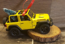 Load image into Gallery viewer, Offroad Trading Company Jeep Wrangler JL Rubicon Yellow Christmas Ornament
