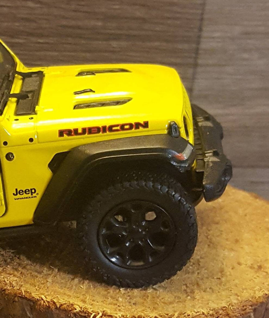 Offroad Trading Company Jeep Wrangler JL Rubicon Yellow Christmas Ornament