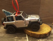 Load image into Gallery viewer, Offroad Trading Company Silver Jeep Wrangler JL Rubicon Ornament