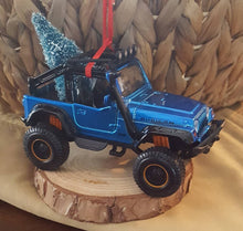 Load image into Gallery viewer, Offroad Trading Company Jeep Wrangler TJ Christmas Ornament with Tree