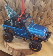 Load image into Gallery viewer, Offroad Trading Company Jeep Wrangler TJ Christmas Ornament with Tree