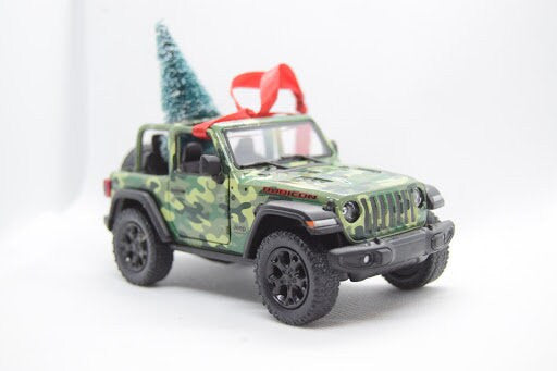 Offroad Trading Company Jeep Wrangler JL Camo Ornament with Tree- Limited Edition