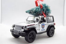 Load image into Gallery viewer, Offroad Trading Company Police Jeep Wrangler JL with Tree Ornament