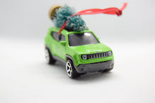 Load image into Gallery viewer, Offroad Trading Company Jeep Renegade Christmas Ornament with Tree