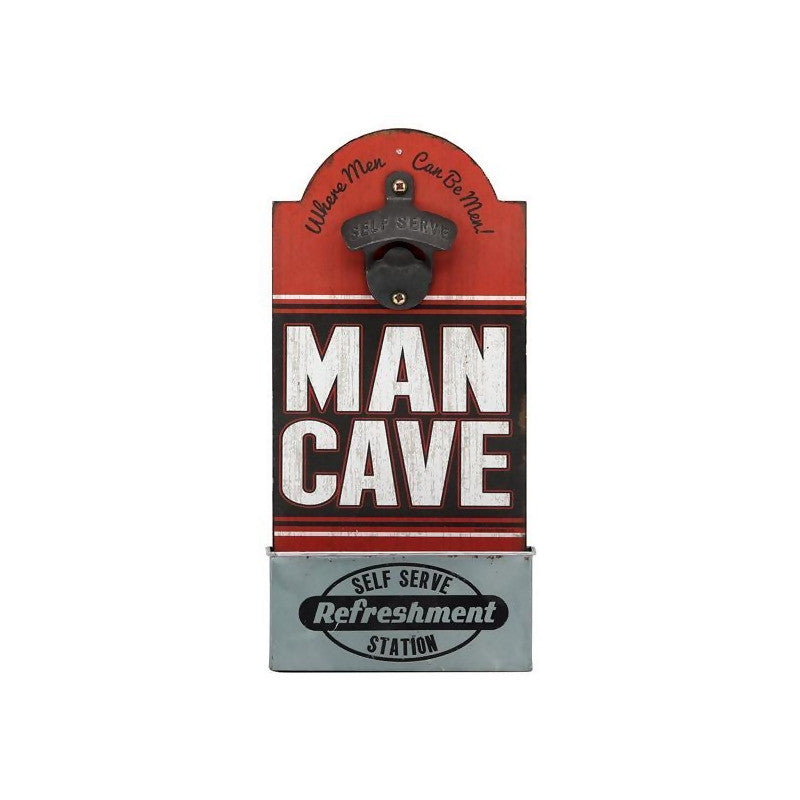 Offroad Trading Company METAL AND MDF BOTTLE OPENER - MAN CAVE