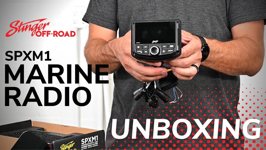 Stinger Off-Road Multimedia Marine & Powersports Weatherproof Multimedia Player - RADIO ONLY