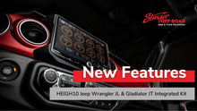Load image into Gallery viewer, Stinger Off-Road Multimedia Jeep Wrangler JL and Gladiator JT (2018-2022) HEIGH10 10" Touchscreen Radio Plug-and-Play Replacement Kit | Displays Vehicle Information and Off-Road Mode