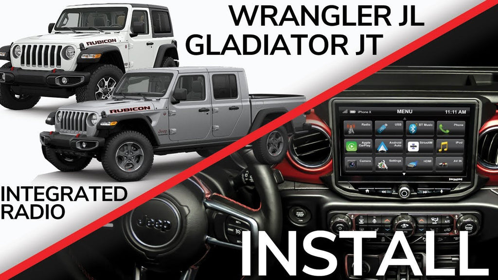 Stinger Off-Road Multimedia Jeep Wrangler JL and Gladiator JT (2018-2022) HEIGH10 10" Touchscreen Radio Plug-and-Play Replacement Kit | Displays Vehicle Information and Off-Road Mode