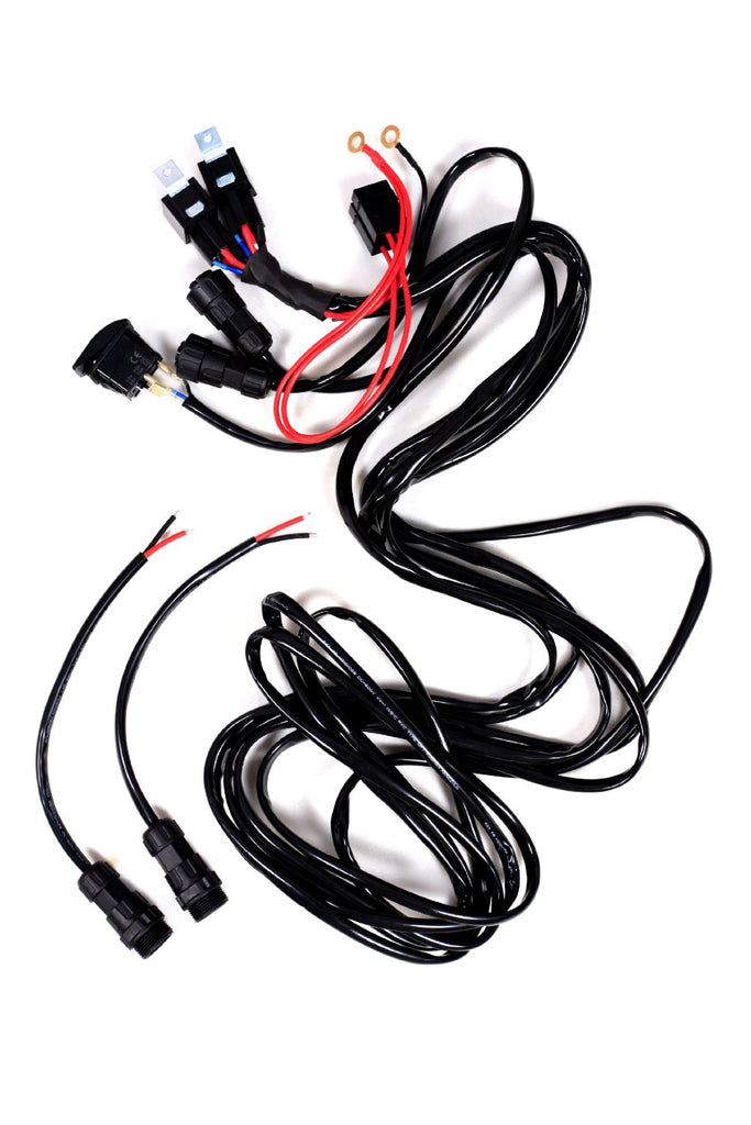 Quake LED Toggle Switch Pro Wire Harness With Inline Fuse And Toggle Switch - QWH228