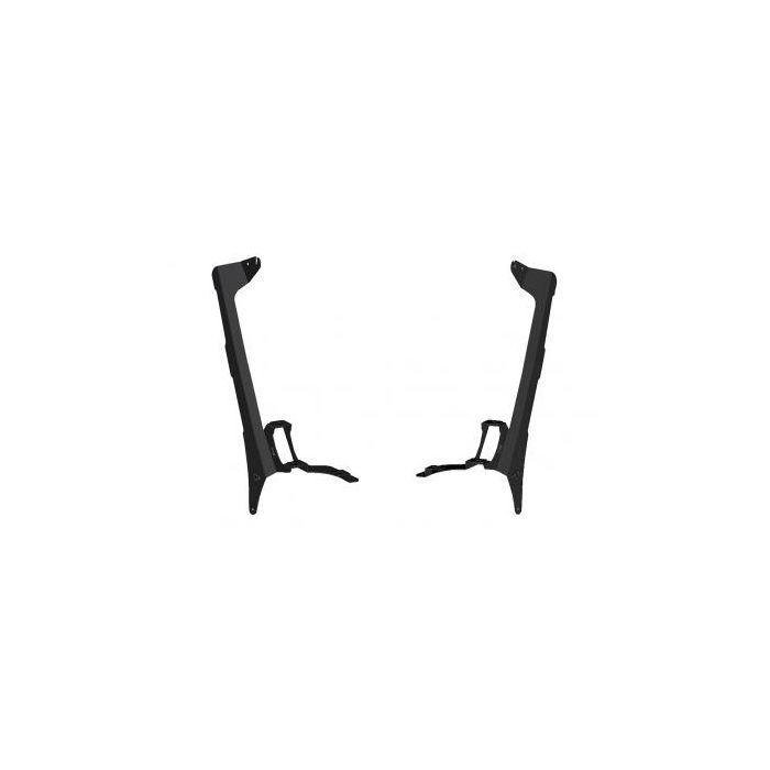 Quake LED Body A-Pillar Bracket Jeep Dual Pods, 52" Roof Light Bar, Cowl Light Bar A-Pillar Brackets - QBJ1028
