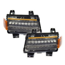 Load image into Gallery viewer, Quake LED Turn Signal Light Jeep Smoked LED Fender Light w/ Sequential Turn Signals and Side Marker Light - QTE1023