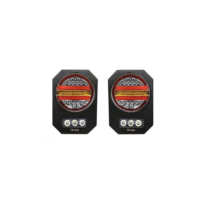 Quake LED Tail Light Jeep Gladiator JT Step Up LED Tail Lights - QTE1025