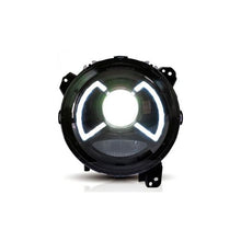 Load image into Gallery viewer, Quake LED Headlight Jeep Wrangler JL/Gladiator JT Headlights w/ White X-Wing DRL - QTE1027