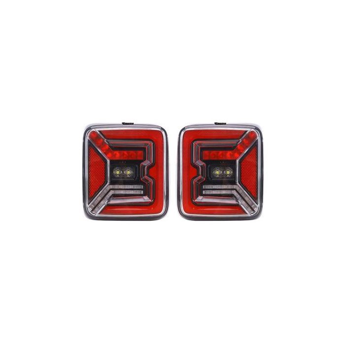 Quake LED Tail Light Jeep Wrangler JL Tech LED Tail Lights - QTE347