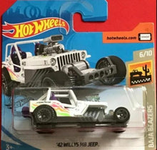 Load image into Gallery viewer, Hot Wheels Hot Wheels Baja Blazers '42 Willys MB Jeep - White (Short Card)