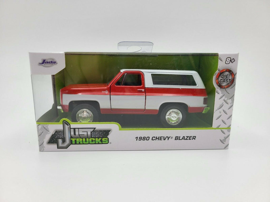 Jada Toys JADA 1:32 SCALE JUST TRUCKS RED WHITE 1980 CHEVY BLAZER