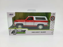 Load image into Gallery viewer, Jada Toys JADA 1:32 SCALE JUST TRUCKS RED WHITE 1980 CHEVY BLAZER