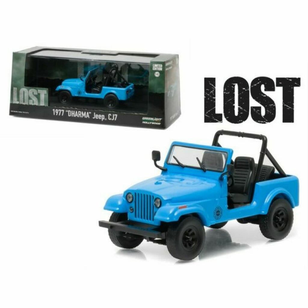 Greenlight GREENLIGHT 1:43 HOLLYWOOD - LOST ( TV SERIES 2004-10 ) - 1977 "DHARMA" JEEP CJ7