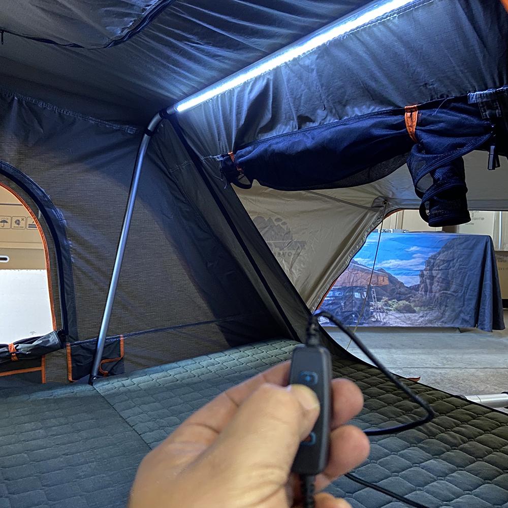 Tuff Stuff Overland Roof Top Tent Tuff Stuff ALPHA® Hard Top Side Open Tent, Black, 3+ Person