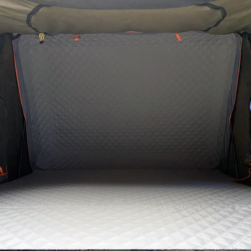 Tuff Stuff Overland Roof Top Tent Tuff Stuff ALPHA II® Hard Top Side Open Tent, Black, 2 Person