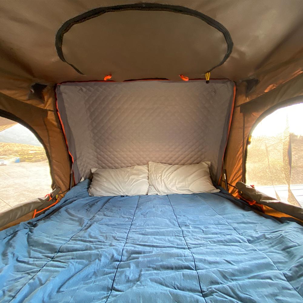 Tuff Stuff Overland Roof Top Tent Tuff Stuff ALPHA II® Hard Top Side Open Tent, Black, 2 Person
