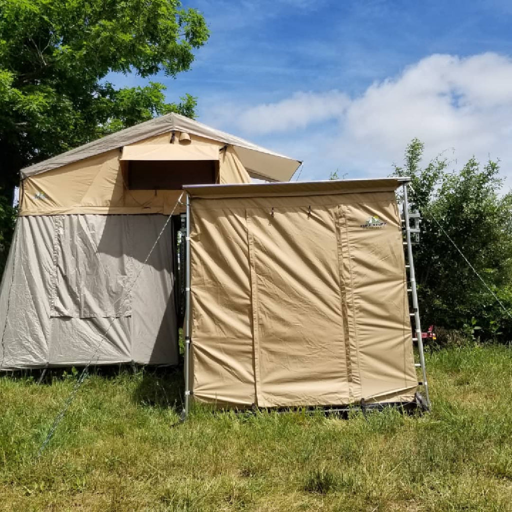 Tuff Stuff Overland Awning Shelter Room Tuff Stuff® Awning Camp Shelter Room W/ PVC Floor, 280G Material, 6.5′ x 8'