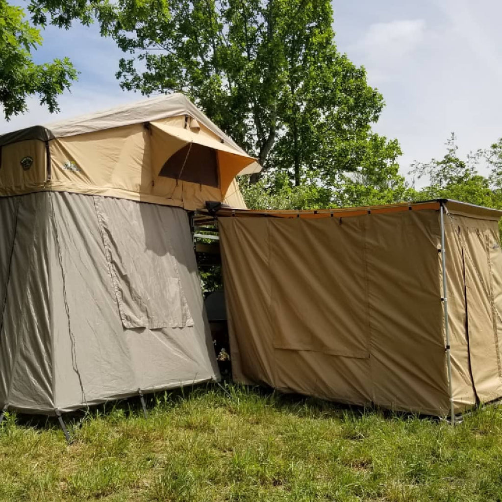 Tuff Stuff Overland Awning Shelter Room Tuff Stuff® Awning Camp Shelter Room W/ PVC Floor, 280G Material, 6.5′ x 8'