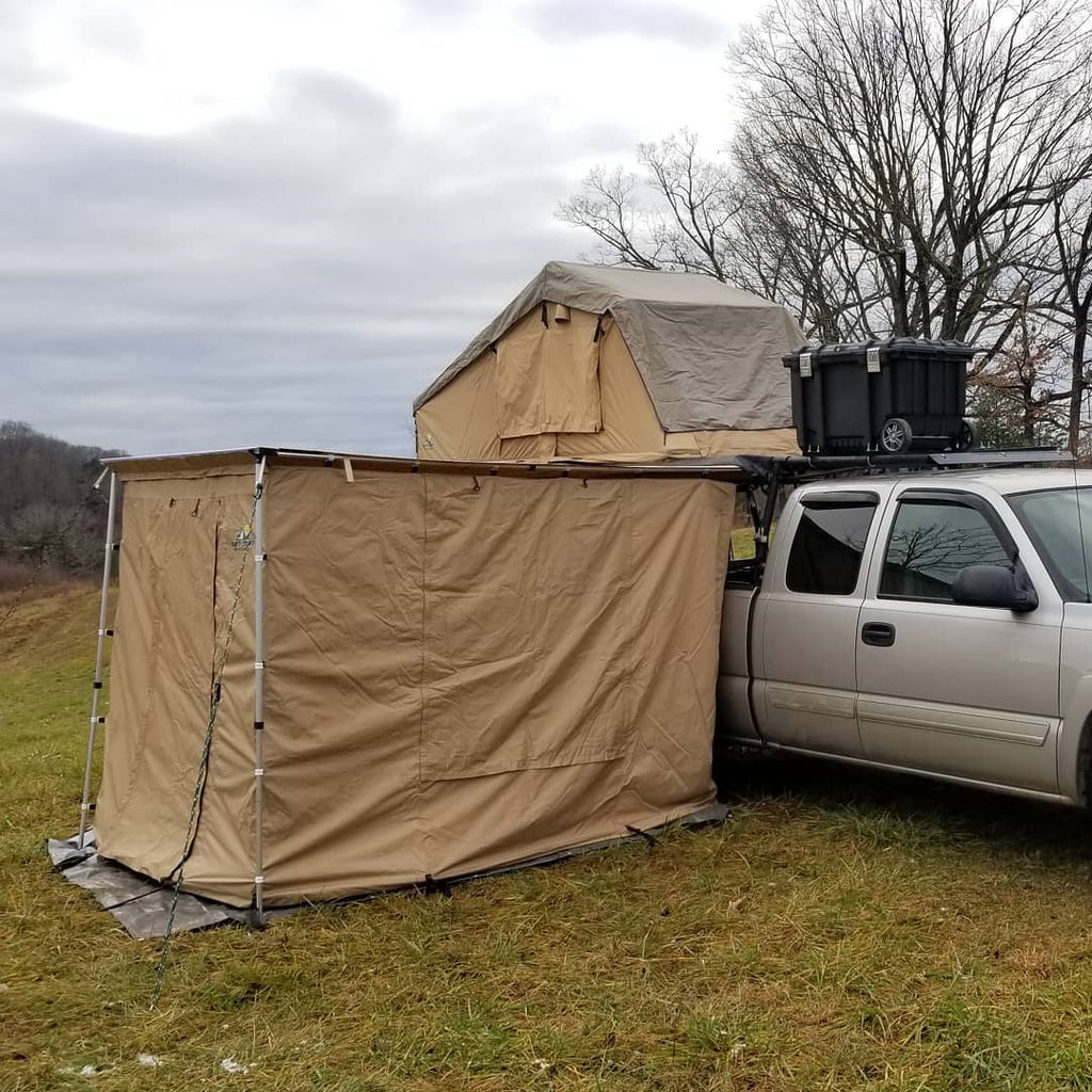 Tuff Stuff Overland Awning Shelter Room Tuff Stuff® Awning Camp Shelter Room W/ PVC Floor, 280G Material, 6.5′ x 8'