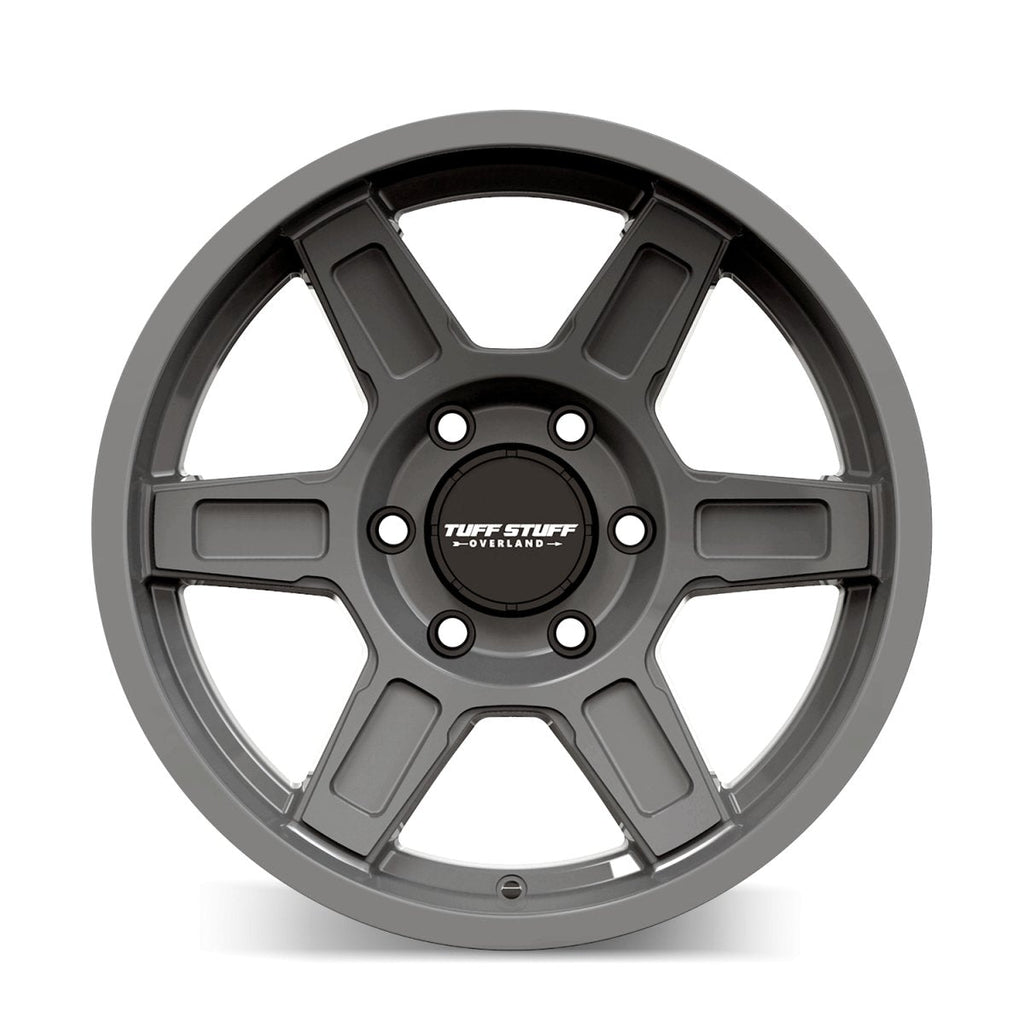 Tuff Stuff Overland Wheels Tuff Stuff Overland® Ascent Wheel 17x8.5 - Alpha Gray