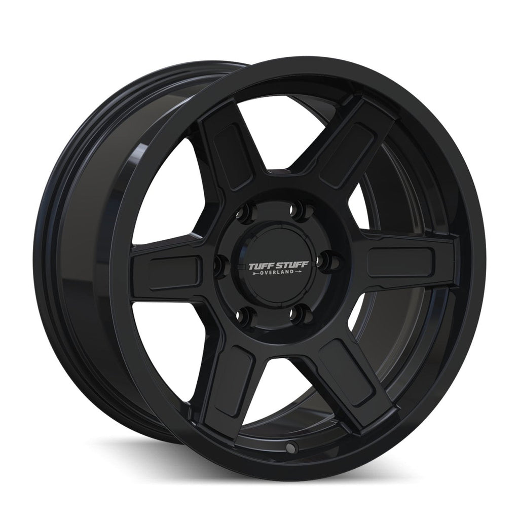 Tuff Stuff Overland Wheels 17X8.5 | 5-127 | 0MM 71.5MM Tuff Stuff Overland® Ascent Wheel 17x8.5 - Gloss Black