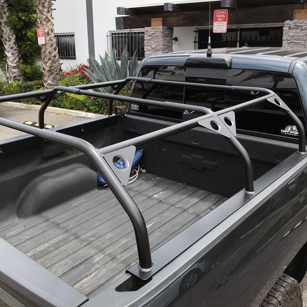 Tuff Stuff Overland Tent Truck Bed Rack Tuff Stuff® Roof Top Tent Truck Bed Rack, Adjustable, Powder Coated 51"