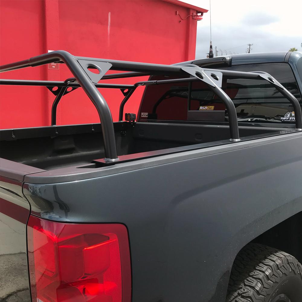 Tuff Stuff Overland Tent Truck Bed Rack Tuff Stuff® Roof Top Tent Truck Bed Rack, Adjustable, Powder Coated 51"