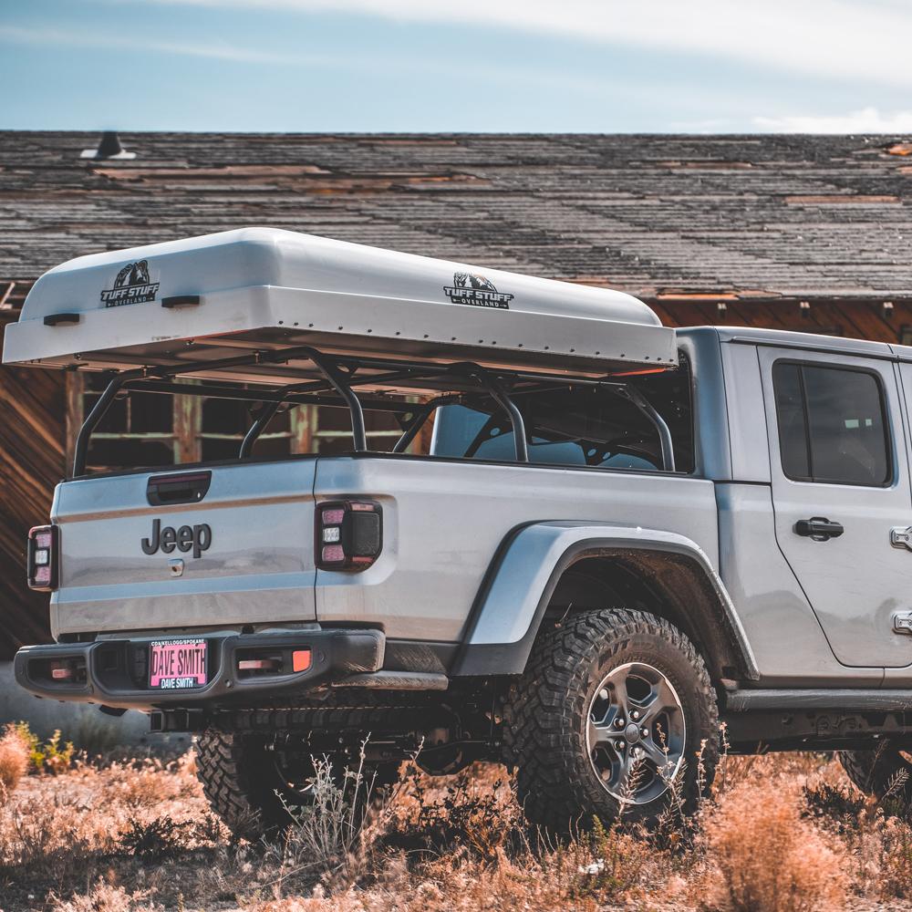 Tuff Stuff Overland Tent Truck Bed Rack Tuff Stuff® Roof Top Tent Truck Bed Rack, Adjustable, Powder Coated 51"