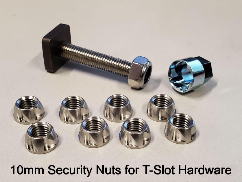 Tuff Stuff Overland Roof Top Tent - Accessory 10mm- Tents w/T-Slot Hardware Tuff Stuff® Security Nuts
