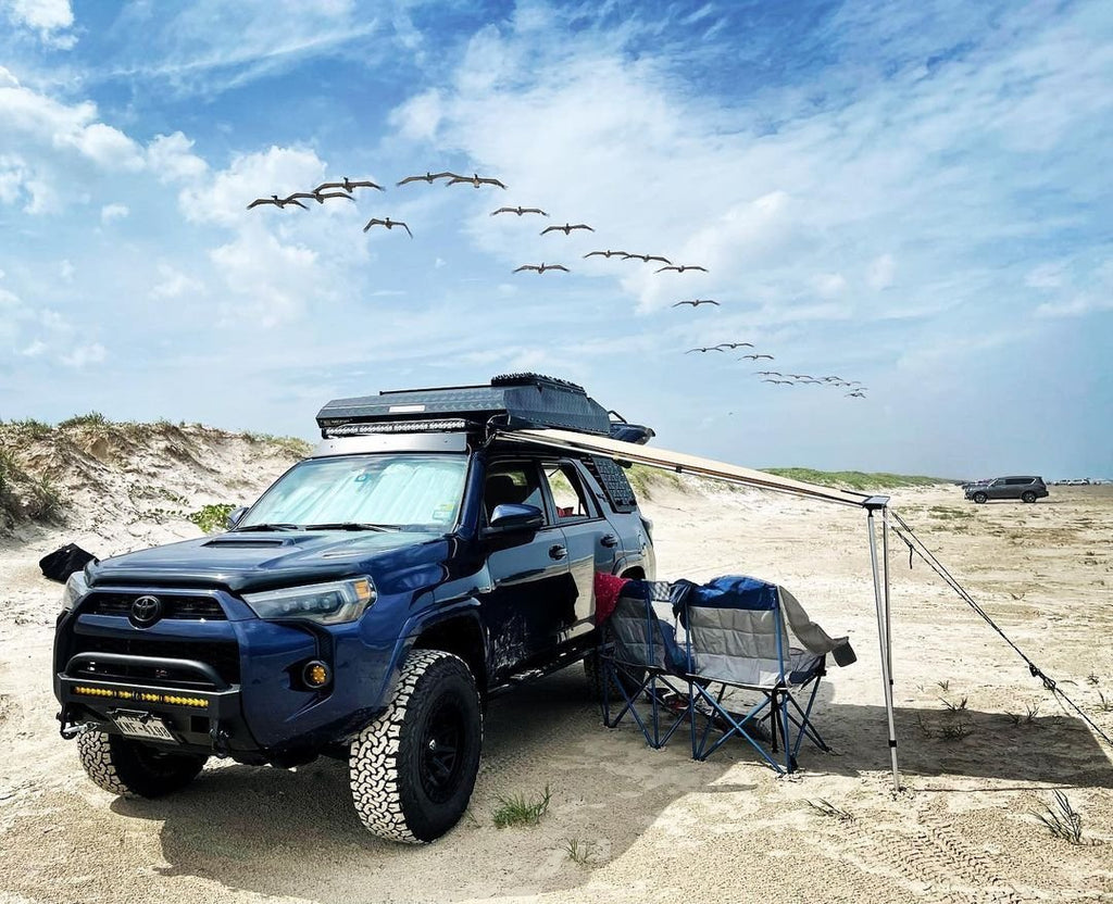 Tuff Stuff Overland Roof Top Tent Tuff Stuff® Stealth™ Aluminum Side Open Tent, 3+ Person