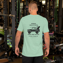 Load image into Gallery viewer, Offroad Trading Company T-Shirt Wheel The Mountains Ride the Waves Bronco OTC Unisex t-shirt