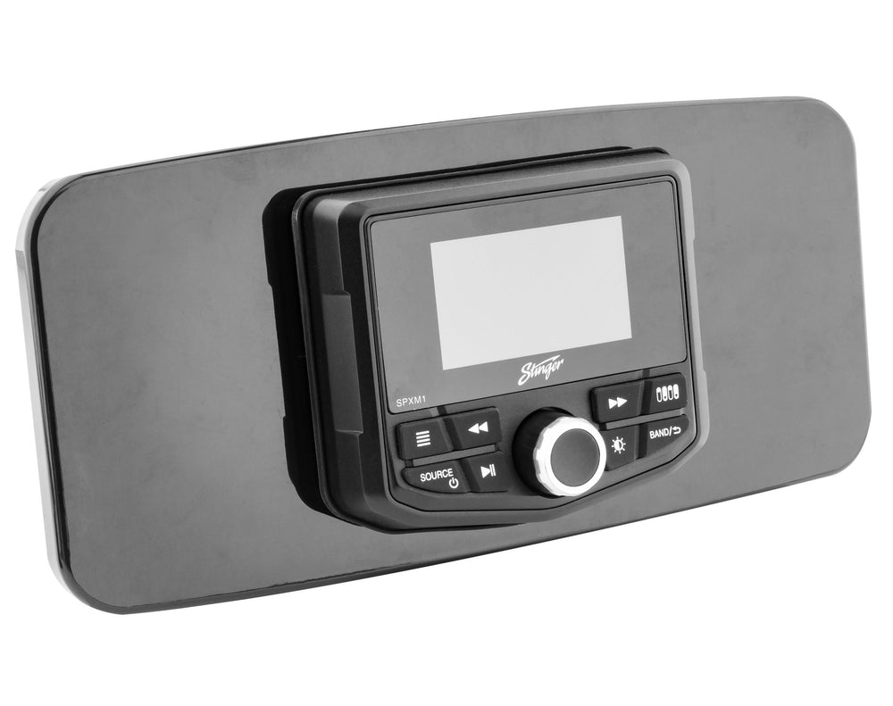 Stinger Off-Road Multimedia Black Universal Marine 3" Radio Dash Kit - White or Black